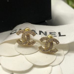 Authentic Chanel Gold Earrings